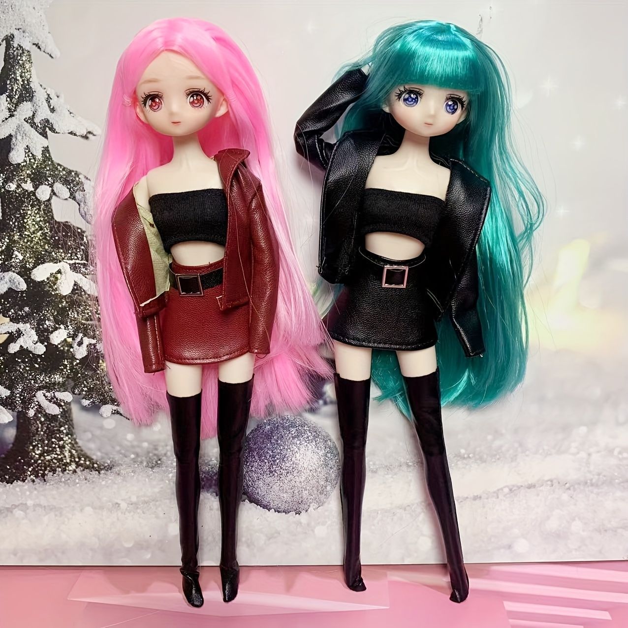 着せ替え人形 1/6スケール バービー人形サイズ 30cm 服付き 女性