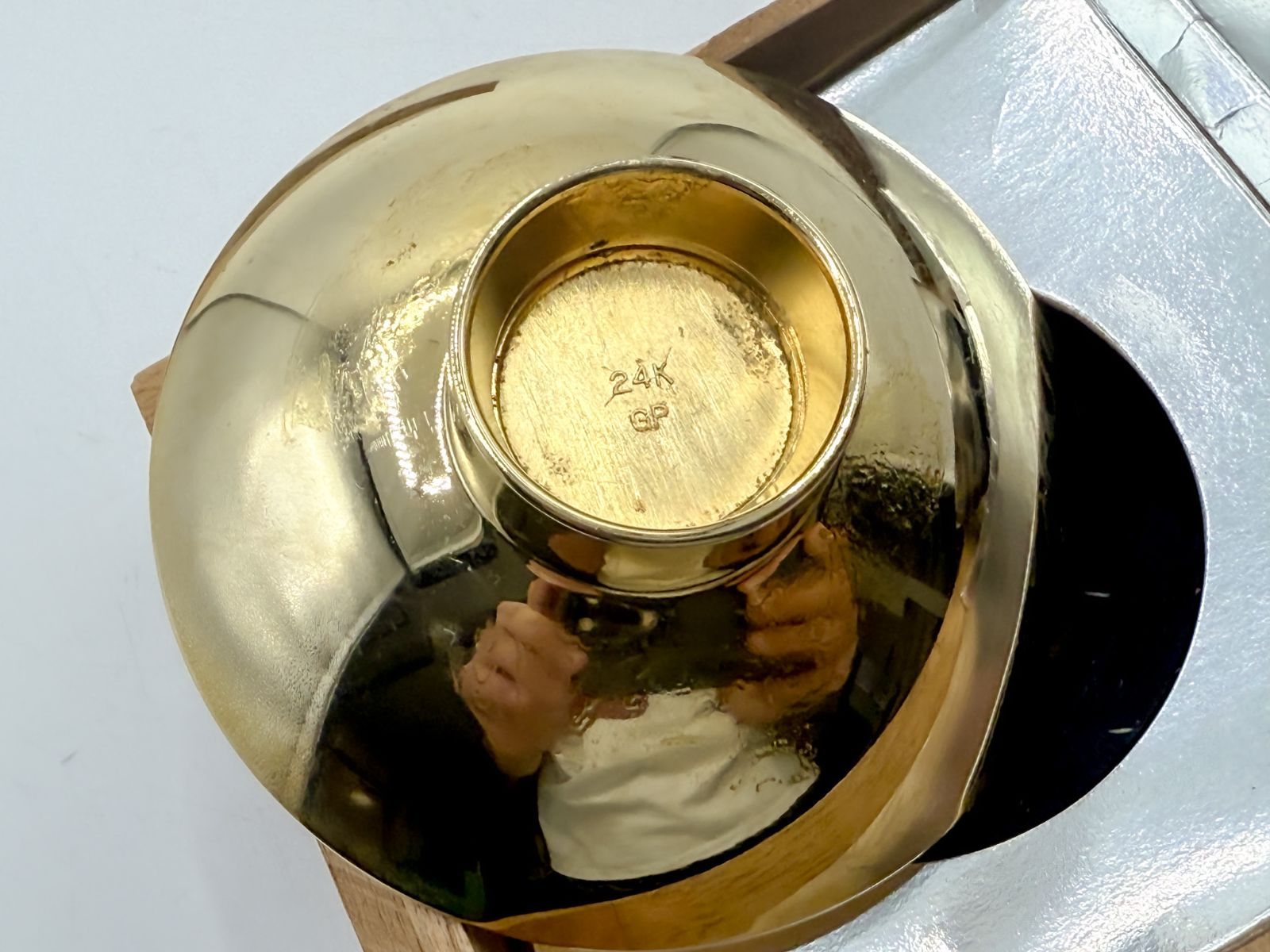 最終価格】24K GP 金彩＆シルバー 札幌'72オリンピック記念金杯銀杯