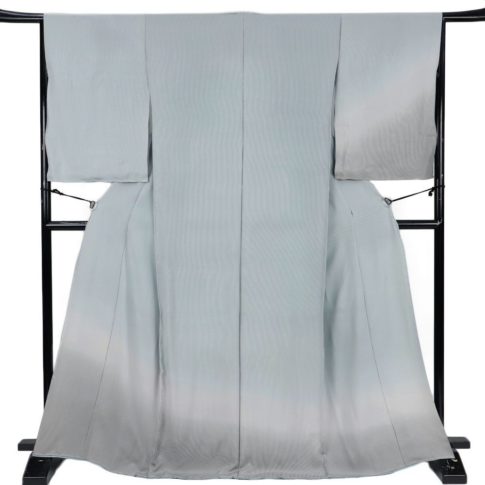 値下げ交渉OK！極上ちりめん地 竹縞 江戸小紋 正絹 I674 縁