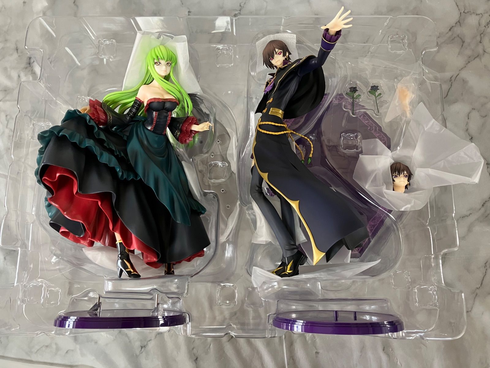 コードギアス復活ルルーシュ＊L.L.&C.C.フィギュア＊未開封＊ Precious