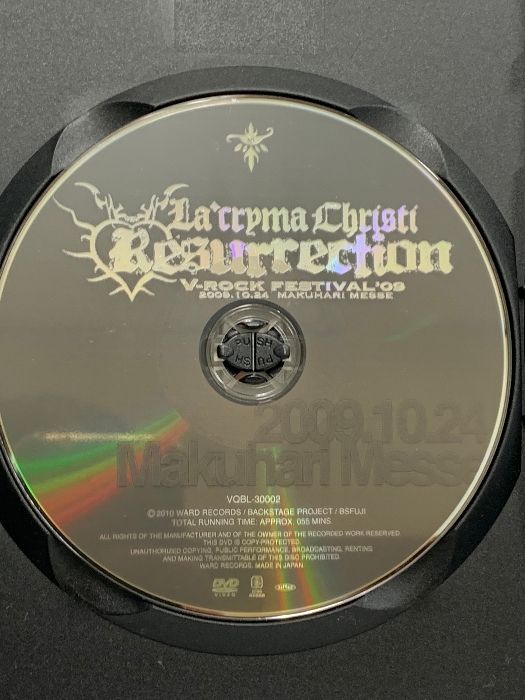 La'cryma Christi Resurrection【5枚組DVD】 La'cryma Christi