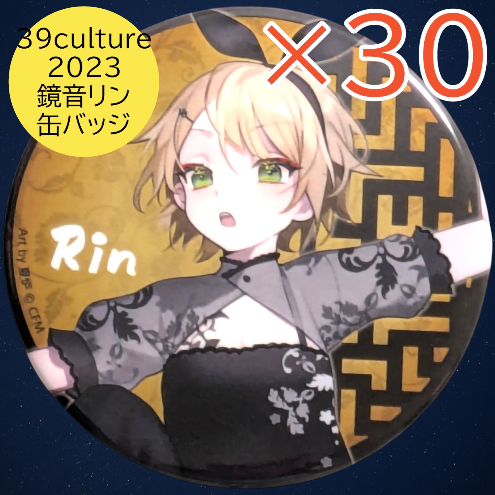 初音ミク NewYear 正月 缶バッジ 等身 10点セット その他（お知らせ