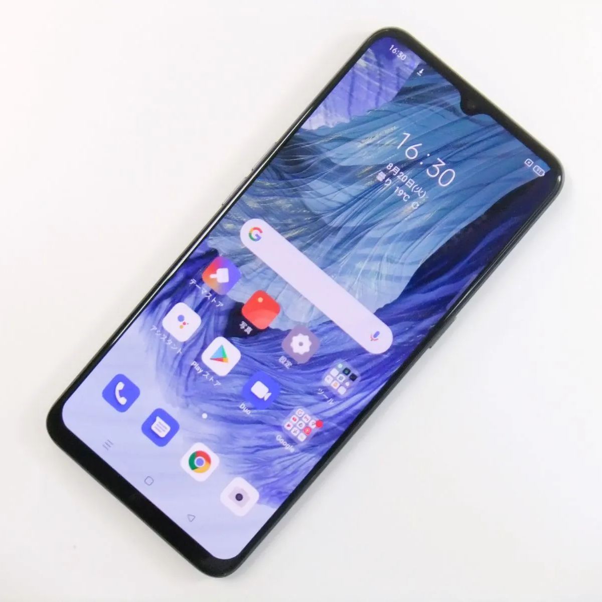 美品】OPPO A73 本体 ネイビーブルー