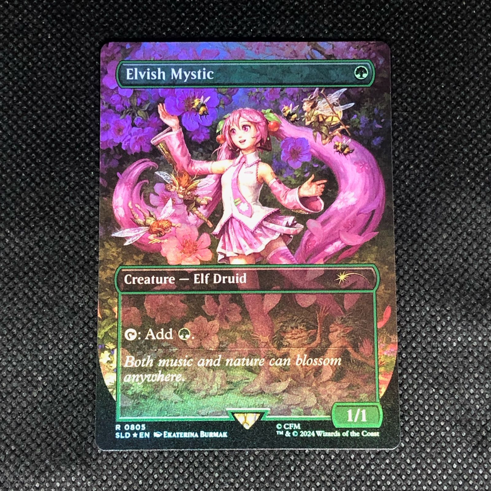 mtg エルフの神秘家 初音ミク 4枚 foil MTG secret lair 初音ミク エルフ
