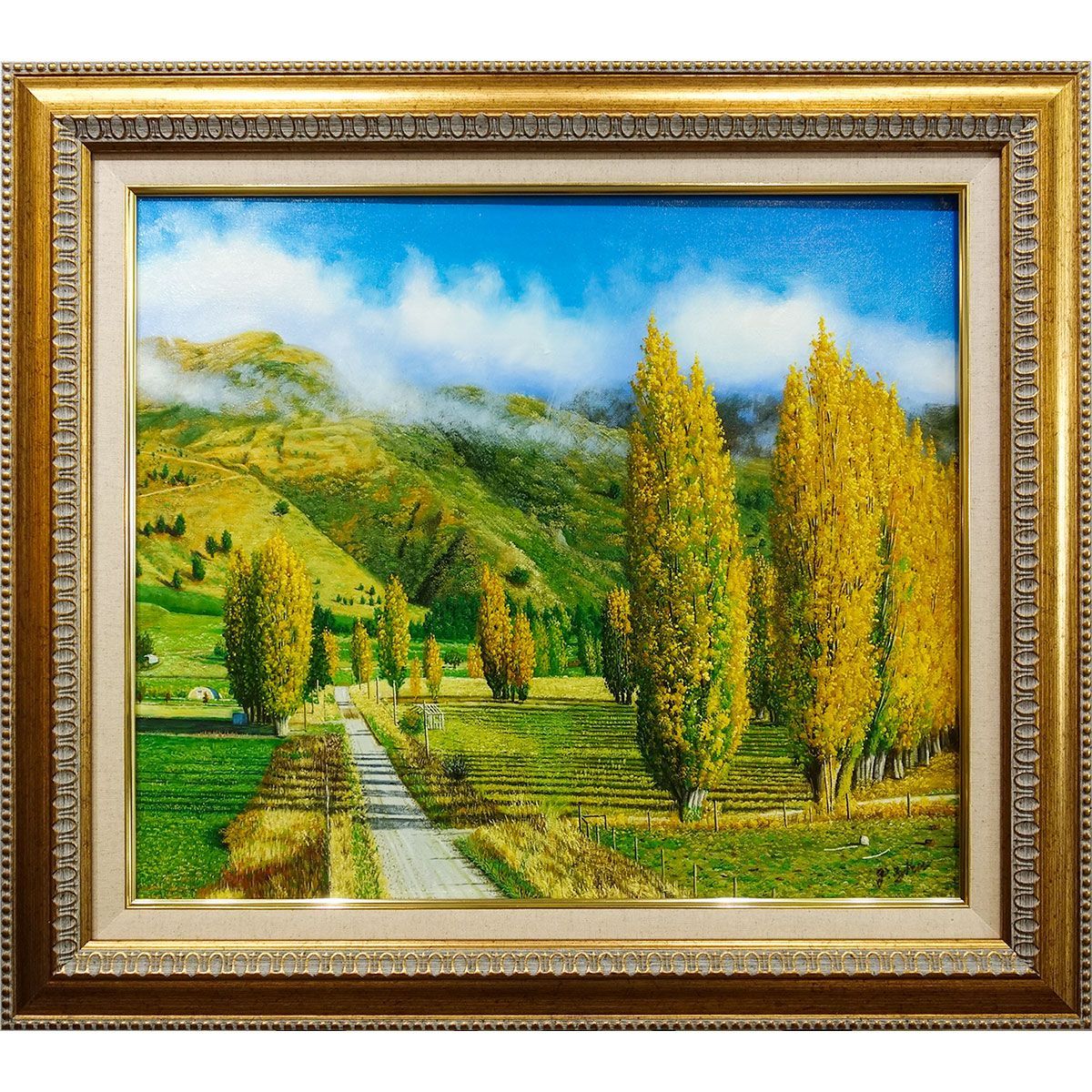 ヴィンテージ サンジオバンニ イタリア 海の波 油彩画 油絵 油彩画