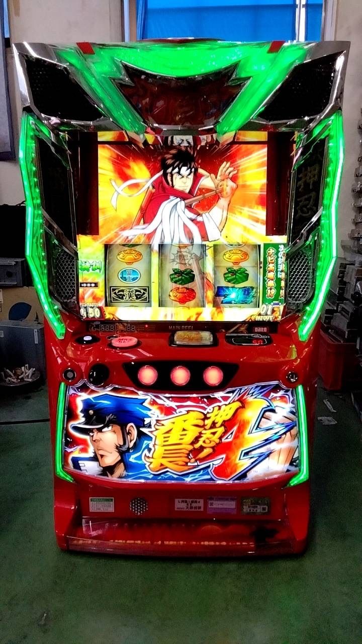 スマスロ実機 L 押忍！番長4 操パネル 簡易ユニット付 家スロ パチスロ