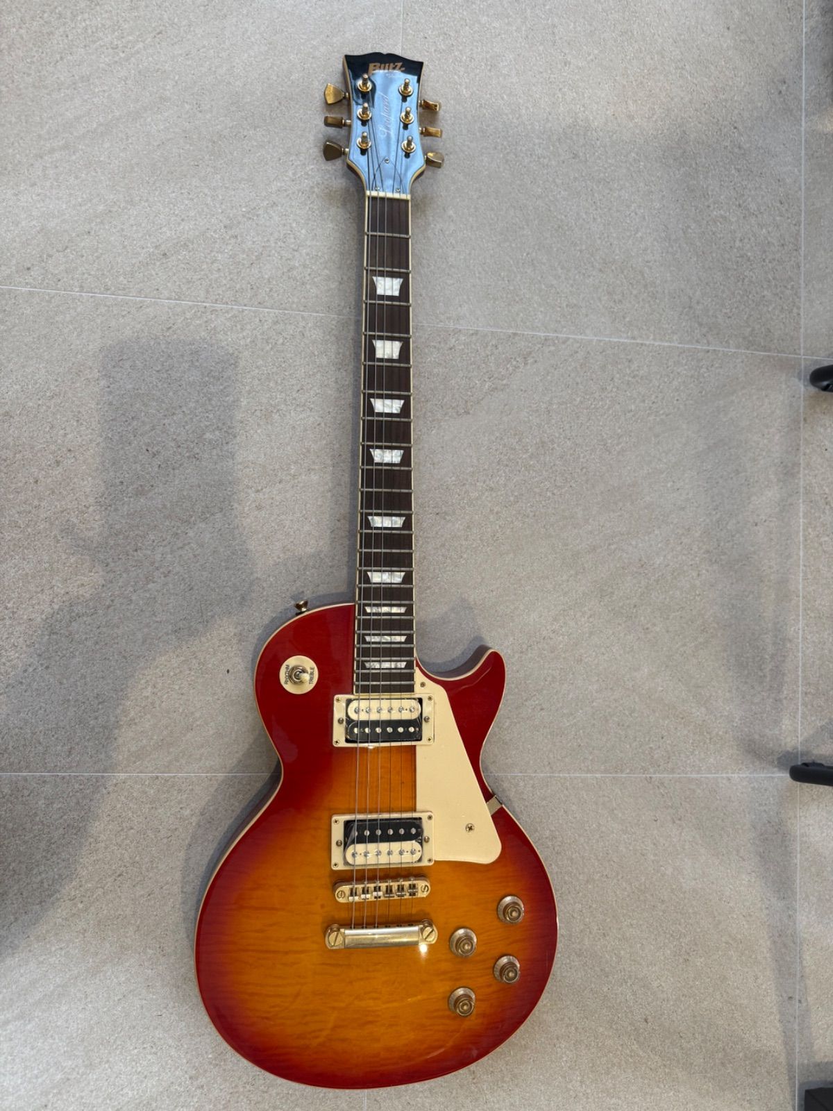 Blitz by Aria Pro II オンライン Leopard レスポールタイプ エレキ