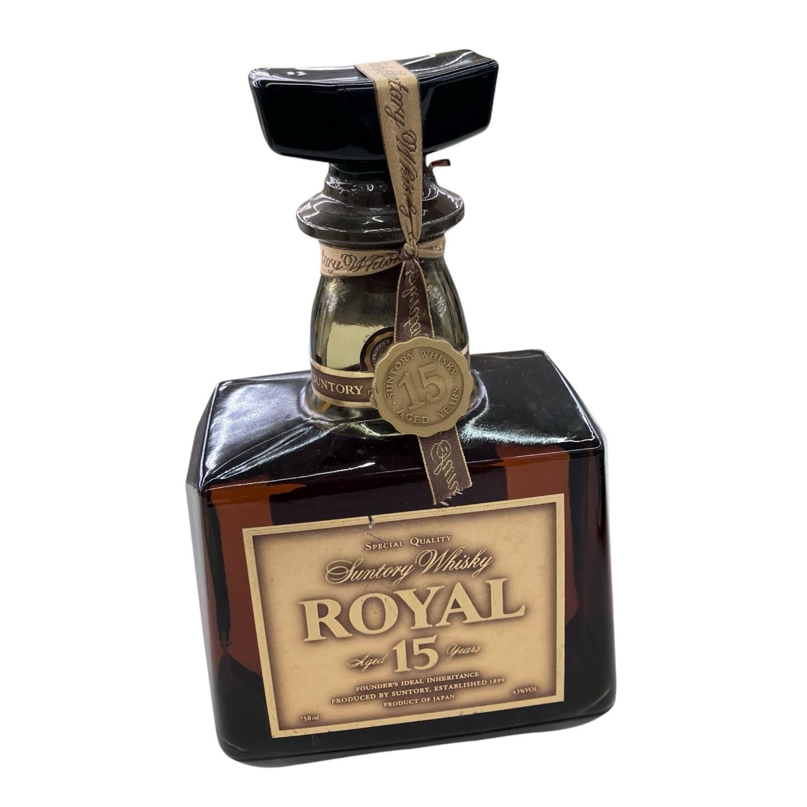 未開栓サントリー ROYAL 15年 ウイスキー 古酒 未開栓 SUNTORY