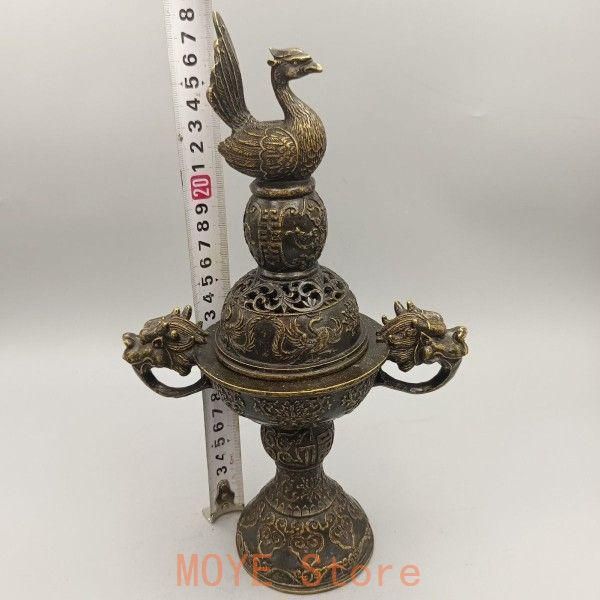 銅器 香炉 茶道香炉 室内薫香炉 香道具 装飾品 工芸品 置物 銅 細工
