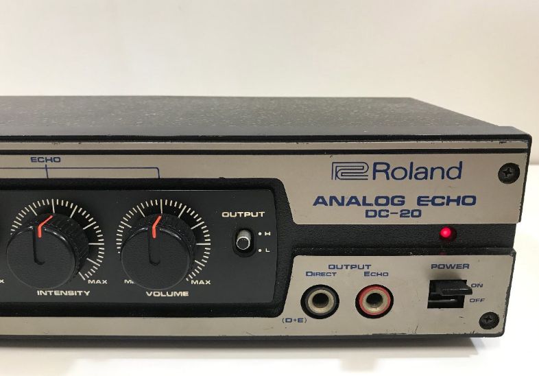 希少 Roland アナログエコー DC-20 通電確認済 現状品 希少 Roland