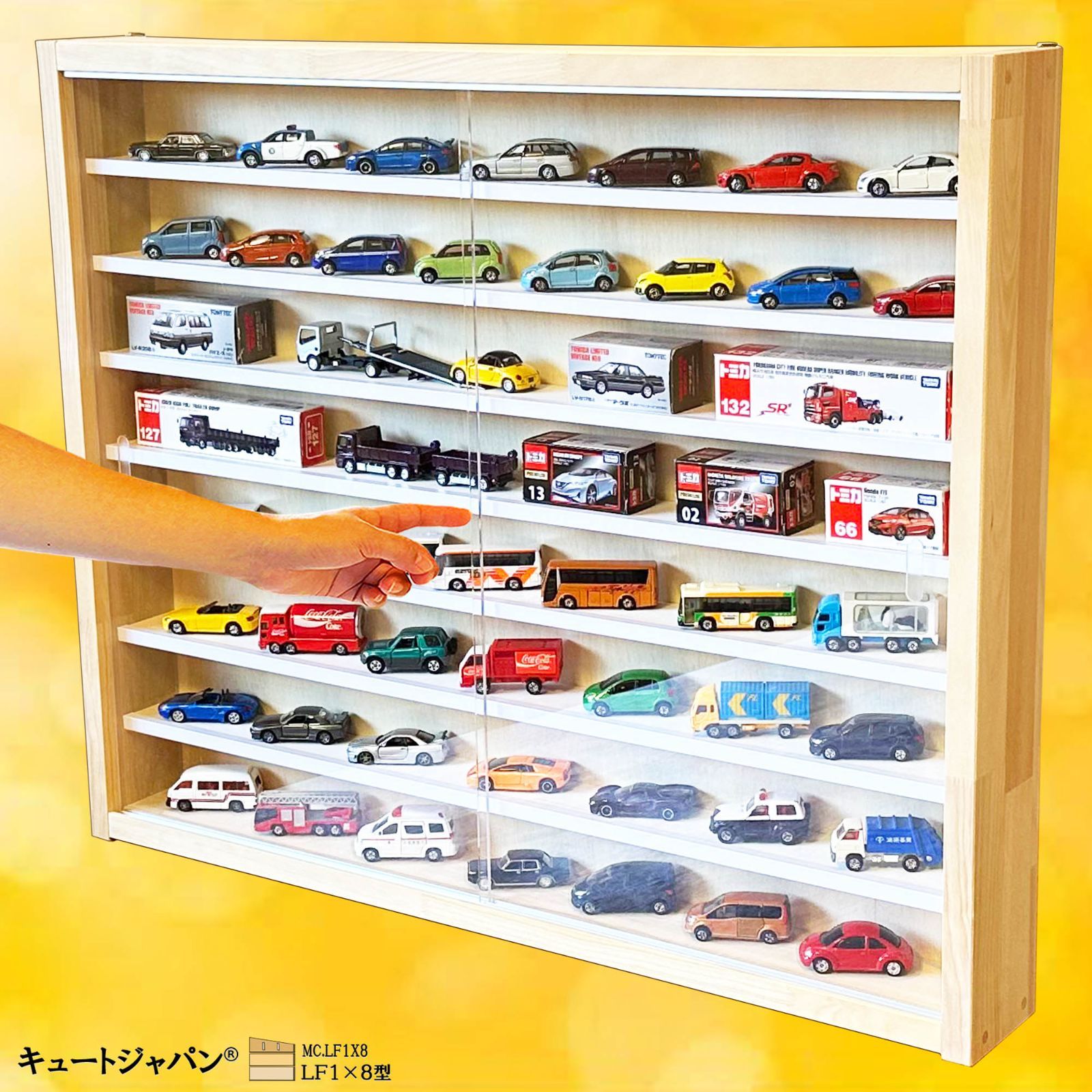 新品*ミニカーケース トミカケース90台 ミニカー 収納ケース ボックス2149