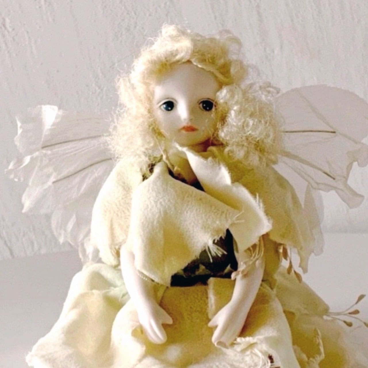 昭和レトロ 妖精人形 ビスクドール 若月まり子作 ELFIN FLOWERY