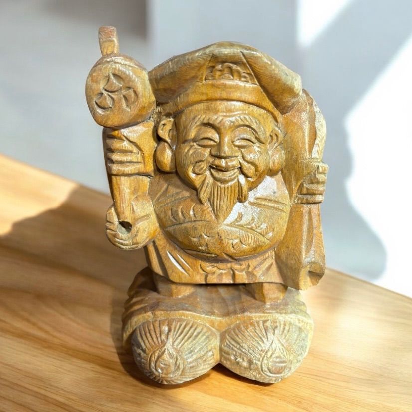 七福神 大黒天様 縁起物 置物 飾り 和風 骨董品 年代物