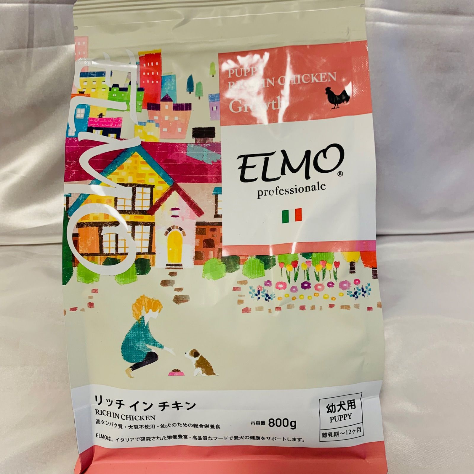 お得！】9Kg ELMO ドッグフード リッチイン チキン 成犬用3Kg 3袋 ELMO