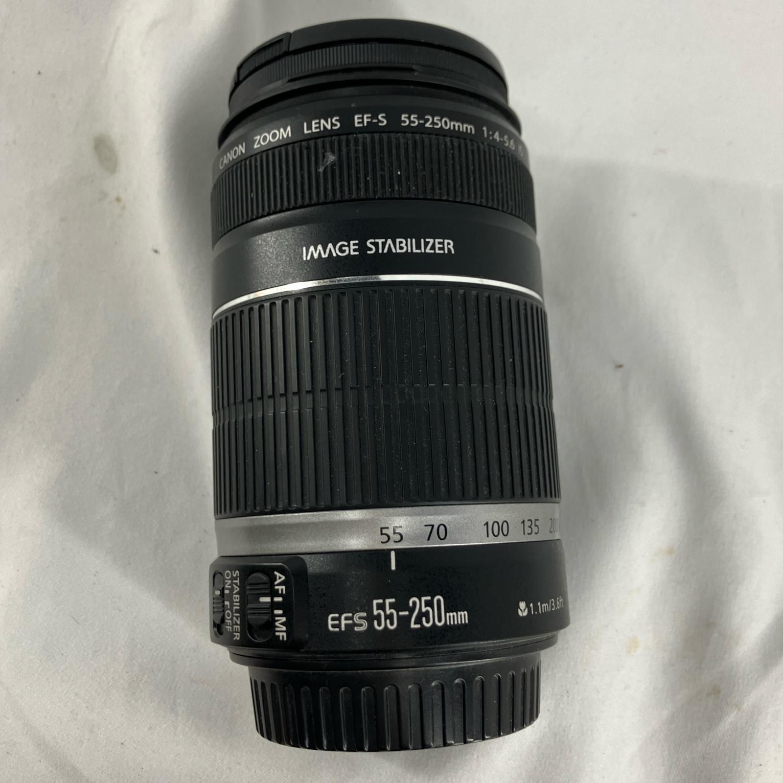 CANON 購入 キャノン レンズ EF-S 55-250mm 1:4-5.6 キヤノン 望遠