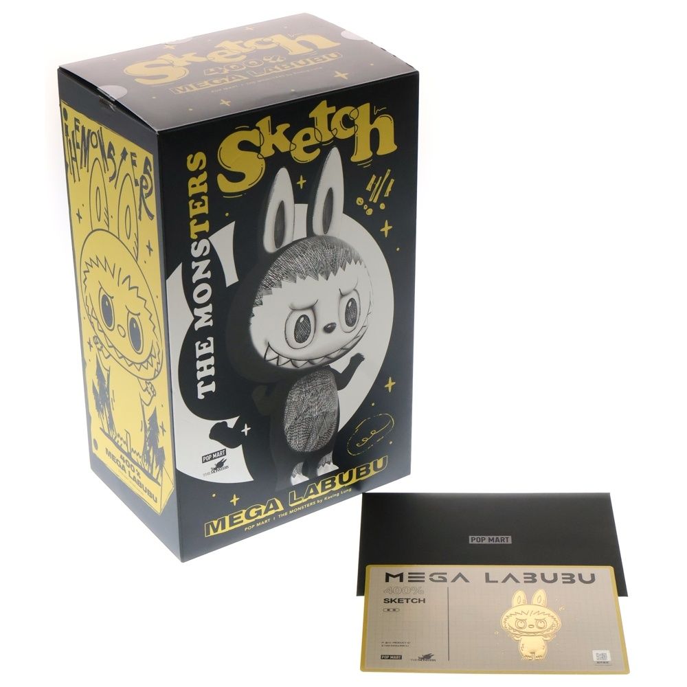 POP MART (ポップマート) MEGA LABUBU 400% Sketch メガラブブ