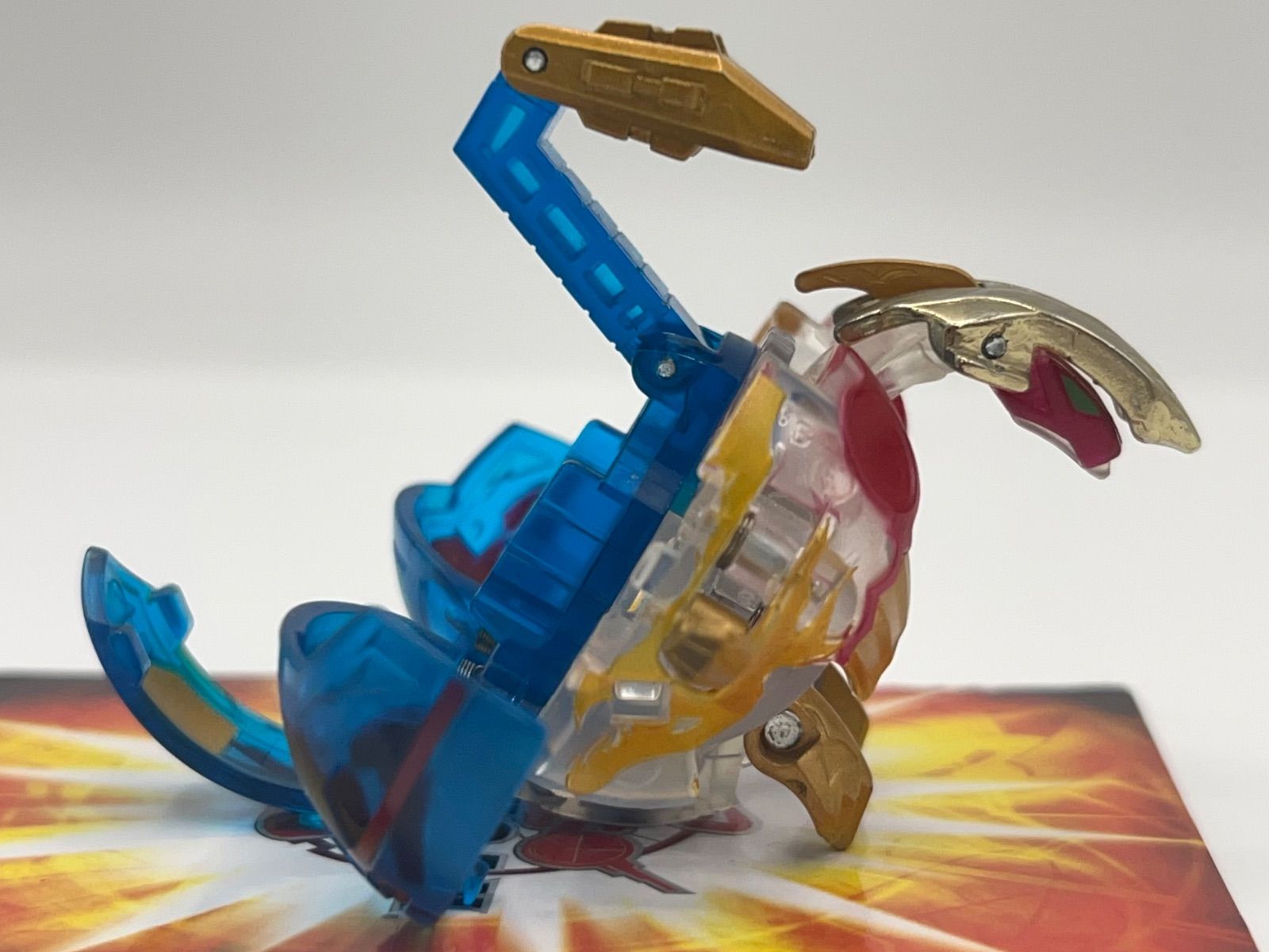 爆丸 武ドラガオン クリアVer. 720G フィールドシート付き - メルカリ