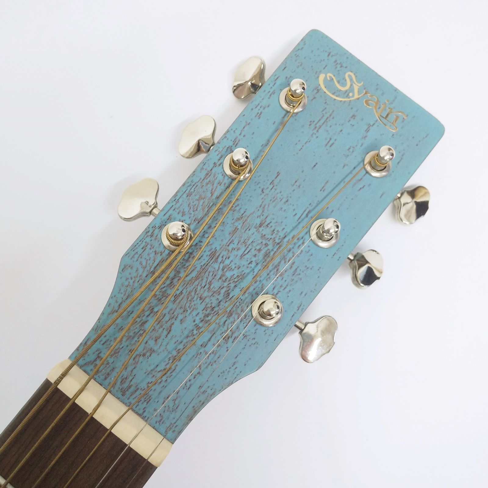 ミニギター S.Yairi YM-02 ライトブルー アコースティックギター