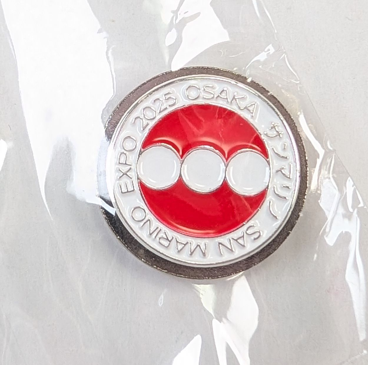☆レア☆【大阪・関西万博】サンマリノ館 パビリオン ピンバッチ 超激