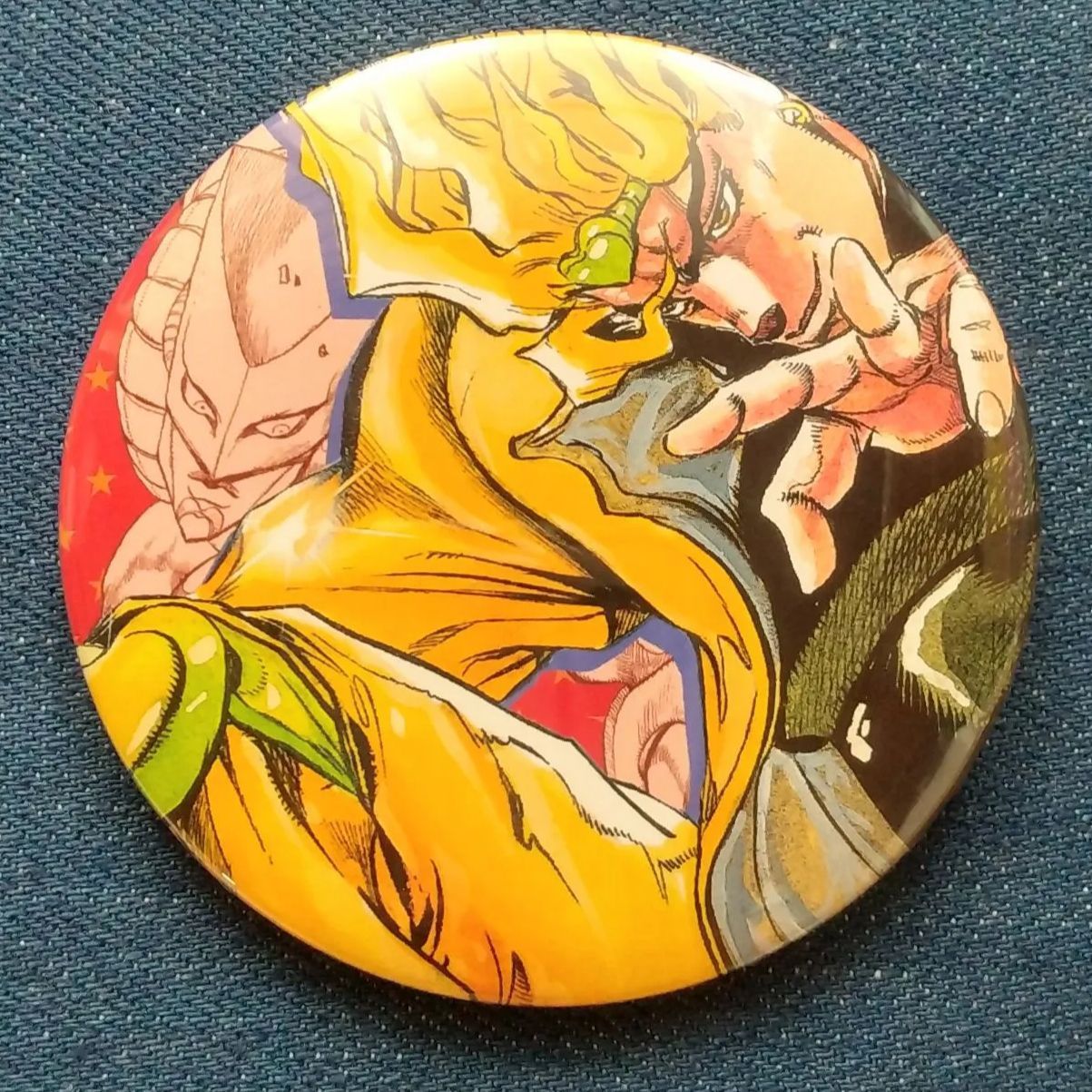 ③㉓ ジョジョの奇妙な冒険 ジャンプ展 50周年記念 缶バッジ DIO