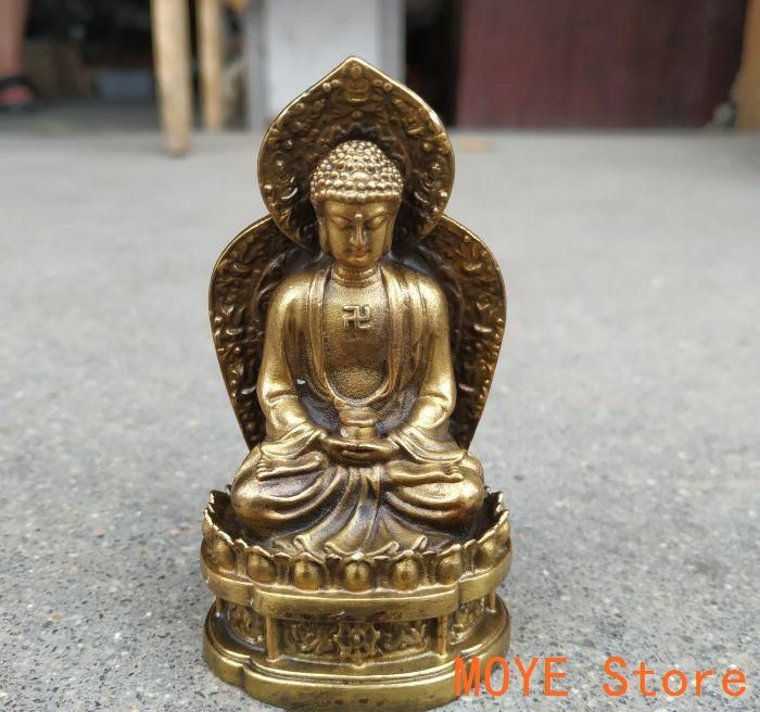 鉄器 鉄仏 大日如来仏像 鎮宅辟邪 開運風水 招財 置物 工芸品