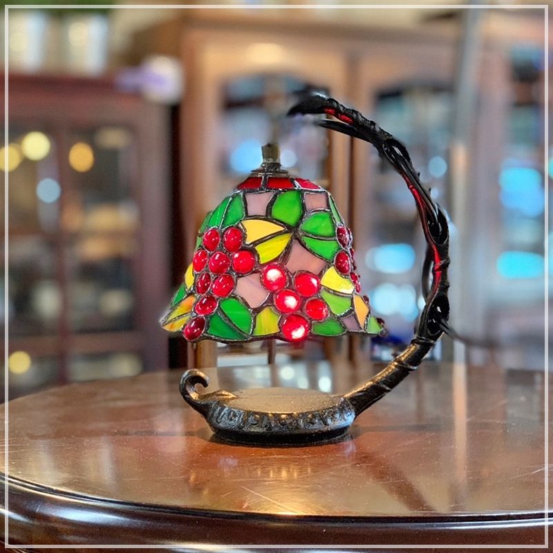 ステンドグラスランプ アンティークランプ アンティーク ステンド
