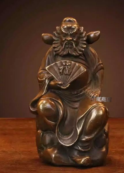 天師鐘馗仏像 販売 鎮宅 辟邪 開運 風水 招財 置物 銅製品 銅器 張天師