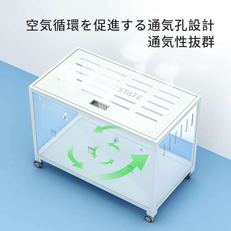 BUCATSTATE ハムスター メタル製 80cm ケージ ショップ 飼育ケージ