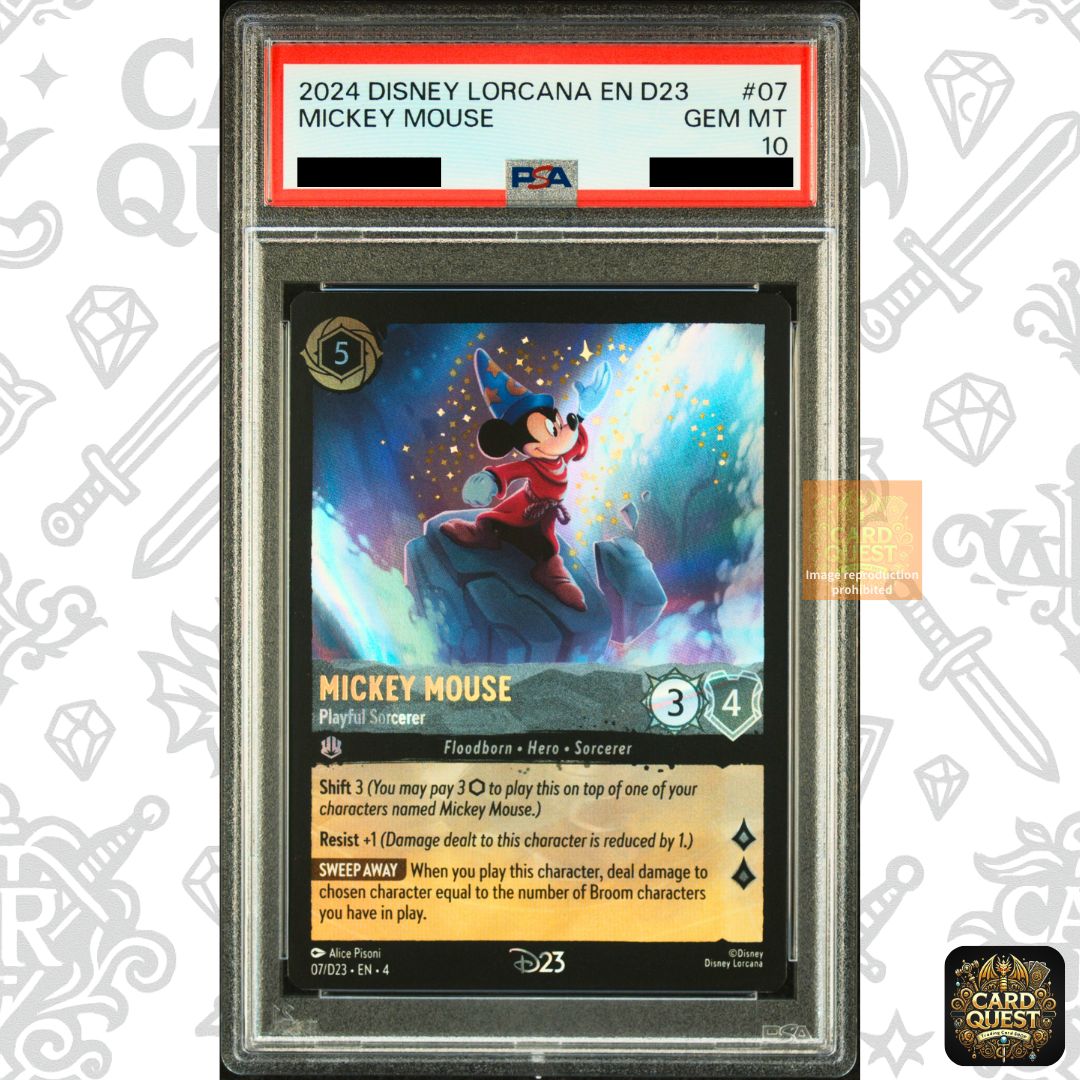 Lorcana ロルカナ ミッキーマウス エンチャンテッド PSA10 ロルカナ