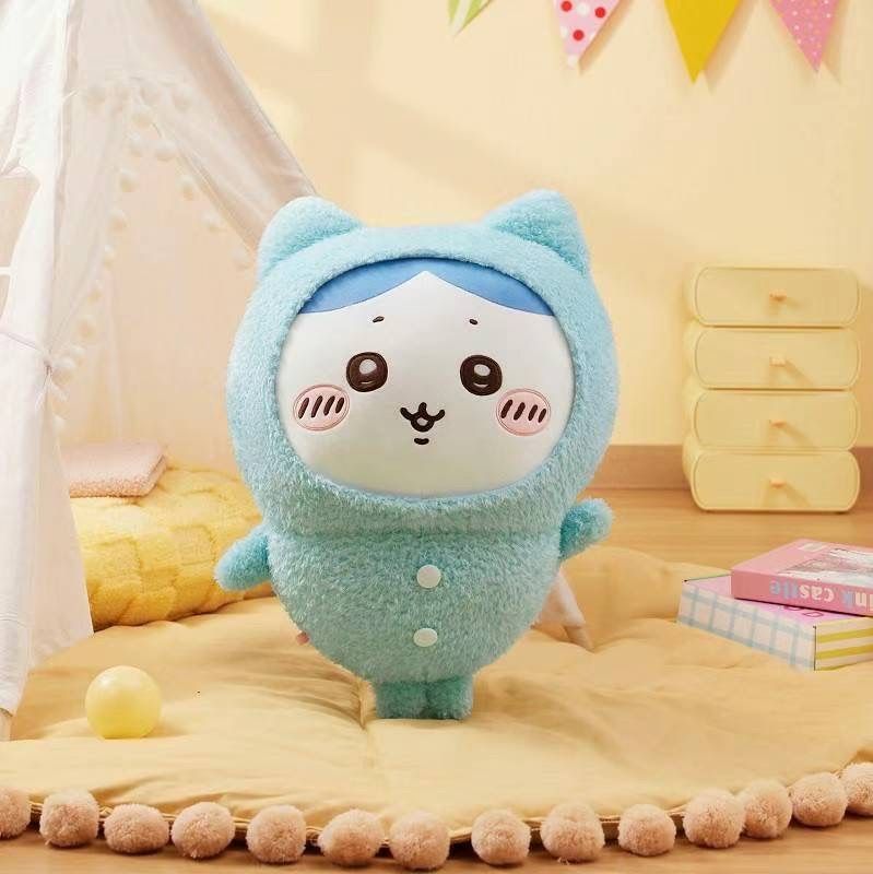 ちいかわMINISO海外限定︎ハチワレ超BIG XLパジャマぬいぐるみ