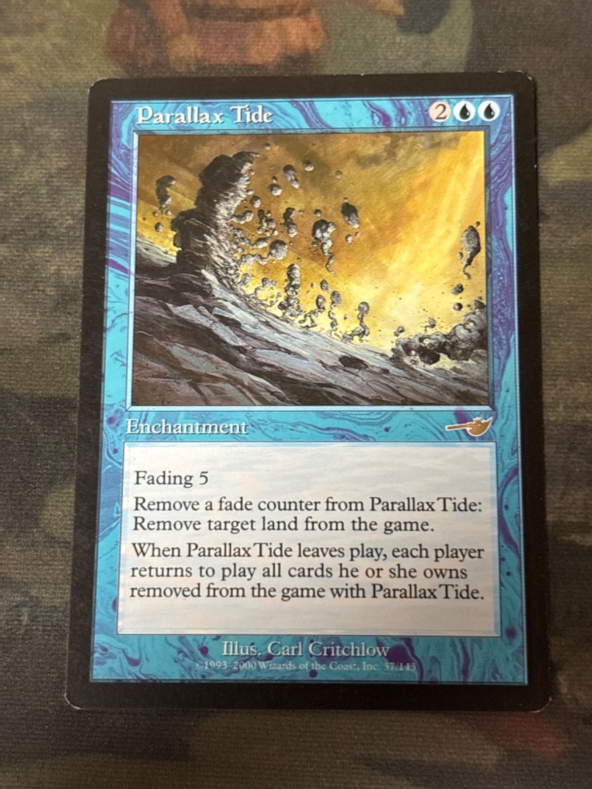 MTG パララクスの潮流 Parallax Tide 4枚 NEM)パララクスの潮流