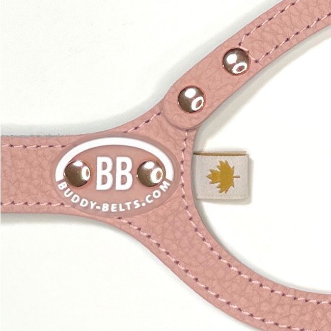 バディーベルトハーネス 5号 ブラッシュ Blush ペット レザー 本革