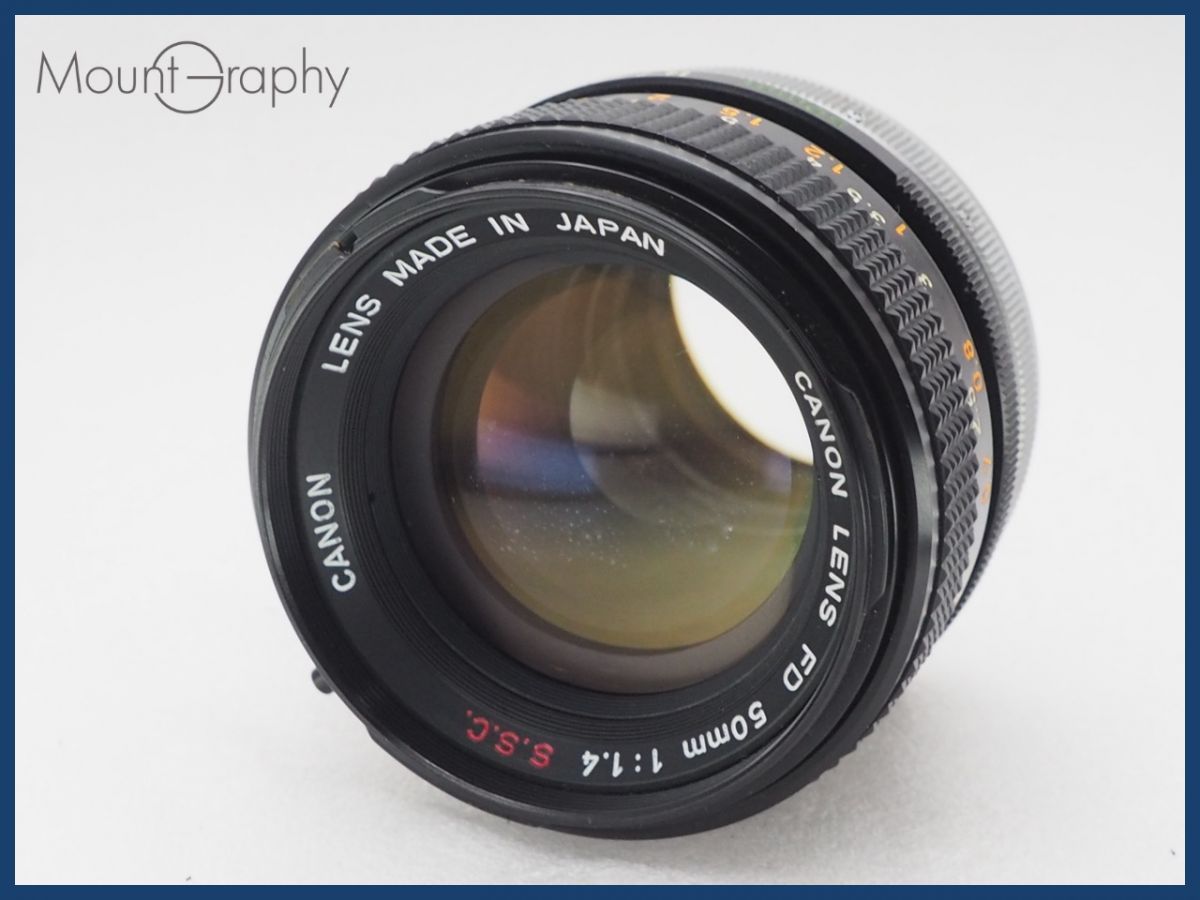 美品】キヤノン A-1 モータードライブ FD 50mm F1.4 S.S.C NEAR MINT