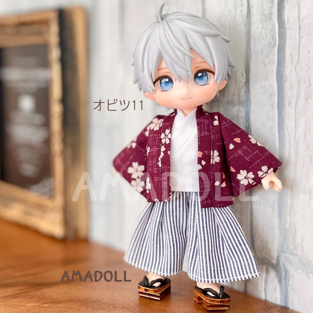 ねんどろいどどーる オビツ11 着物 羽織 袴 セット 身長調整 正月