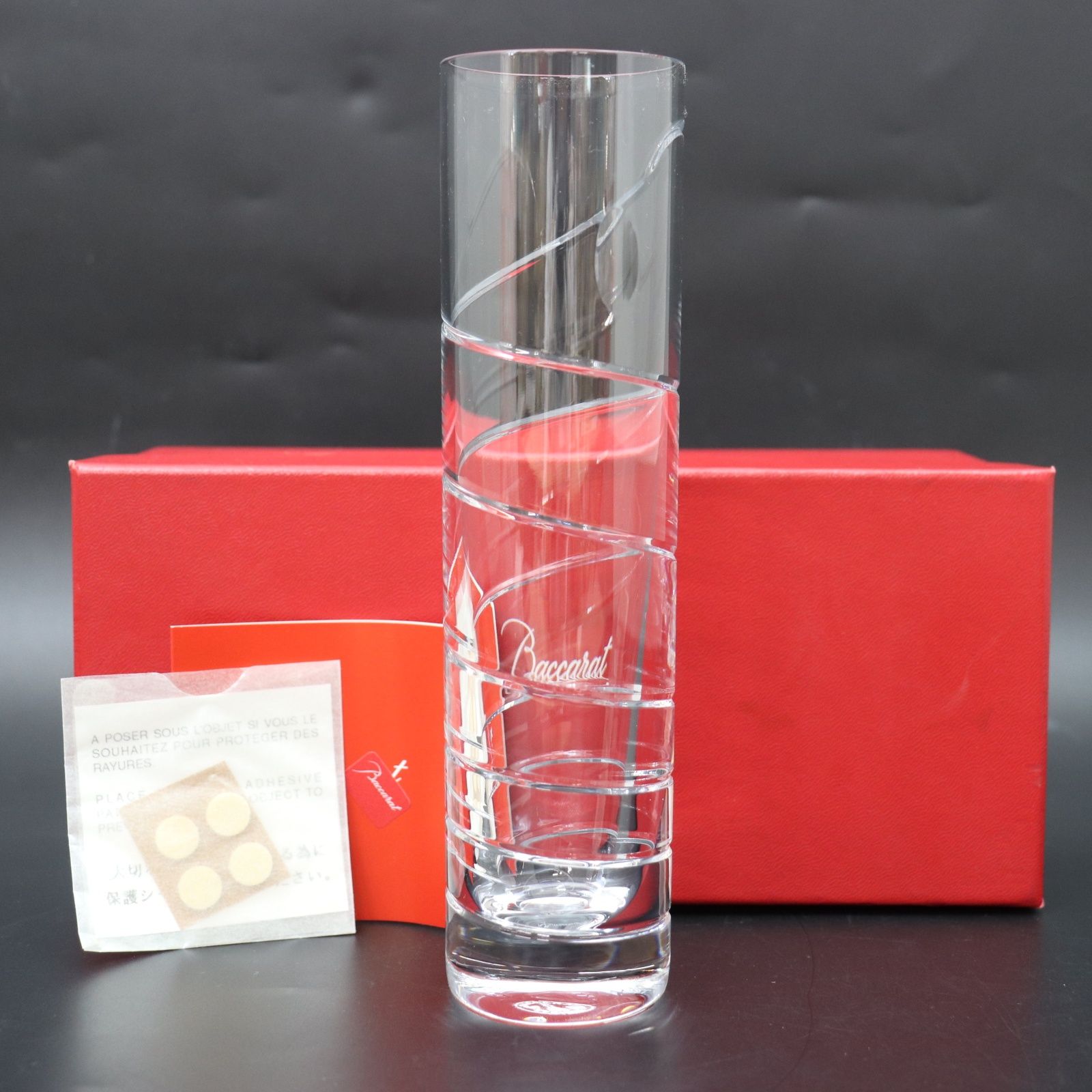 Baccarat バカラ 花瓶 一輪挿し クリスタルガラス 置物 フラワーベース
