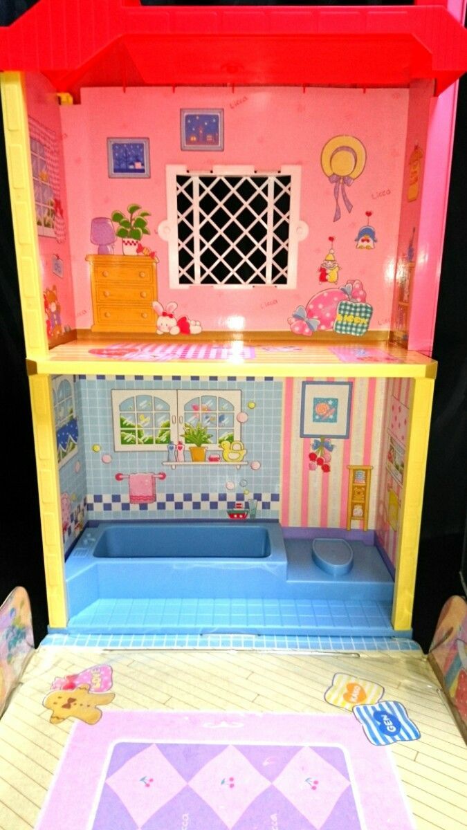 Yahoo!オークション - U01041 リカちゃん ファミリーハウス 家族だんら