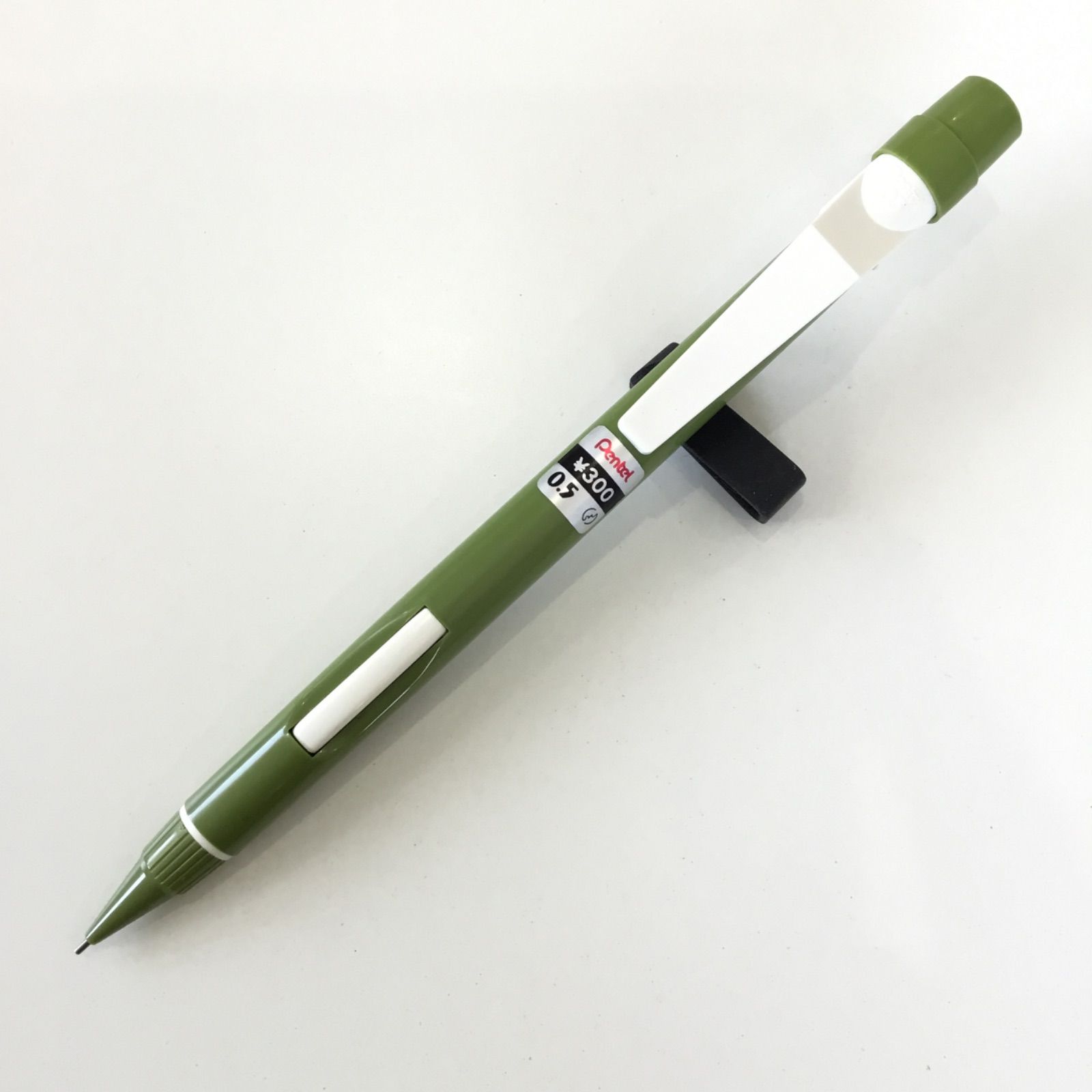 廃盤シャーペン グリーン Pentel 0.5mm ぺんてる テクノクリック