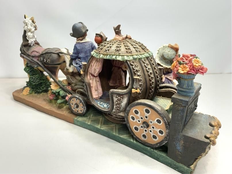 希少 置物 西洋美術品 馬車 人形 小売 アンティーク ヴィンテージ