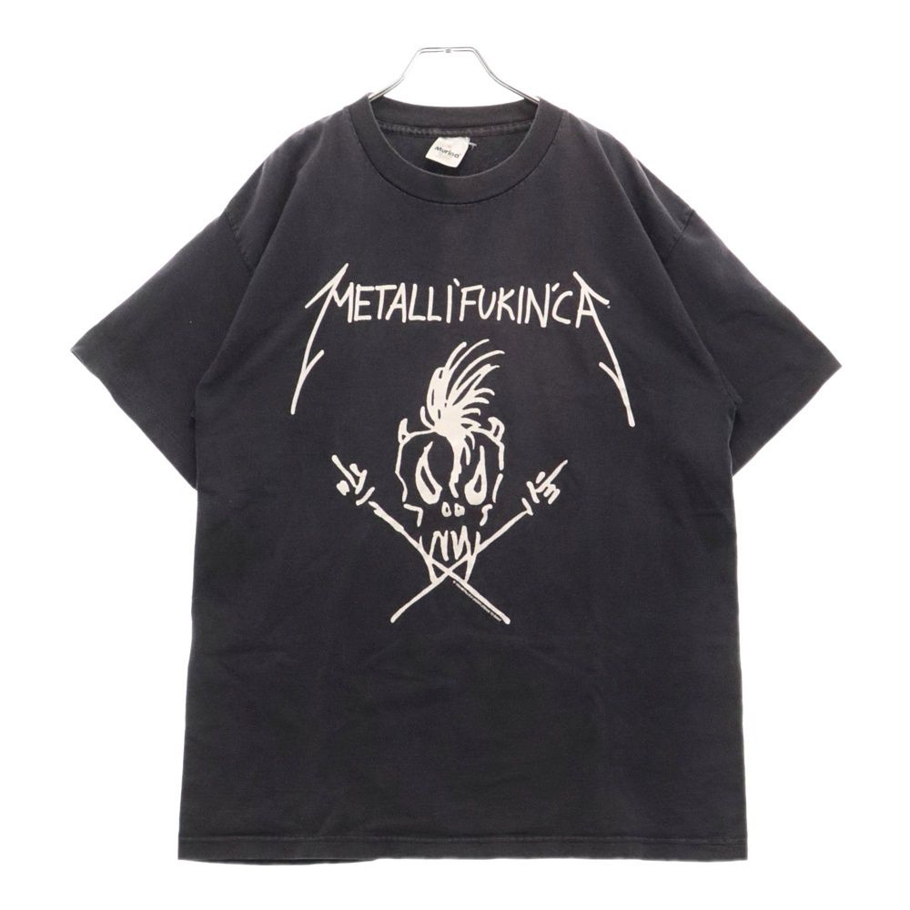 ファッション LLICA 90s ビンテージ Tシャツ メタリカ バンドT TEE