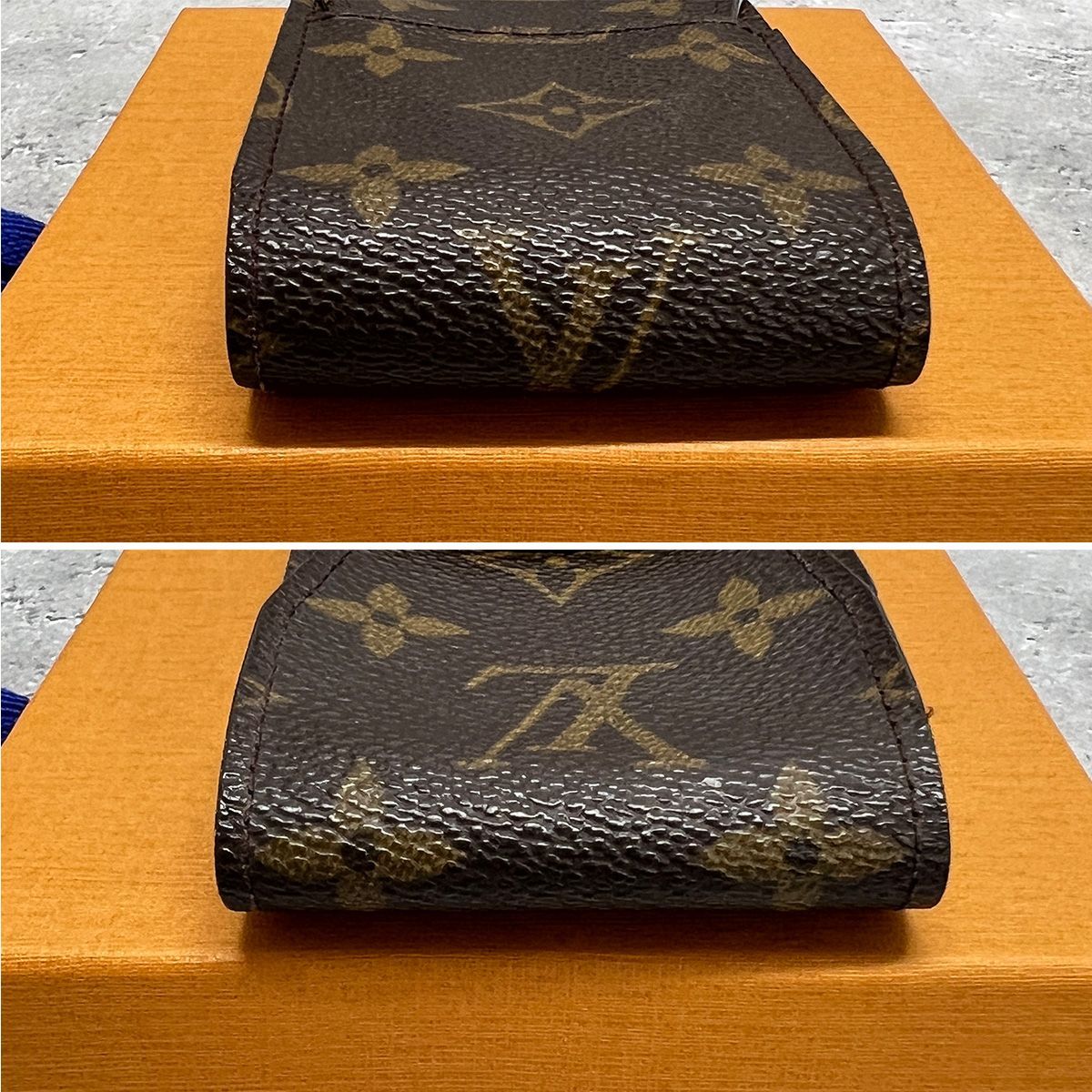 ルイヴィトン モノグラムマット シガーケース タバコケース ショルダー