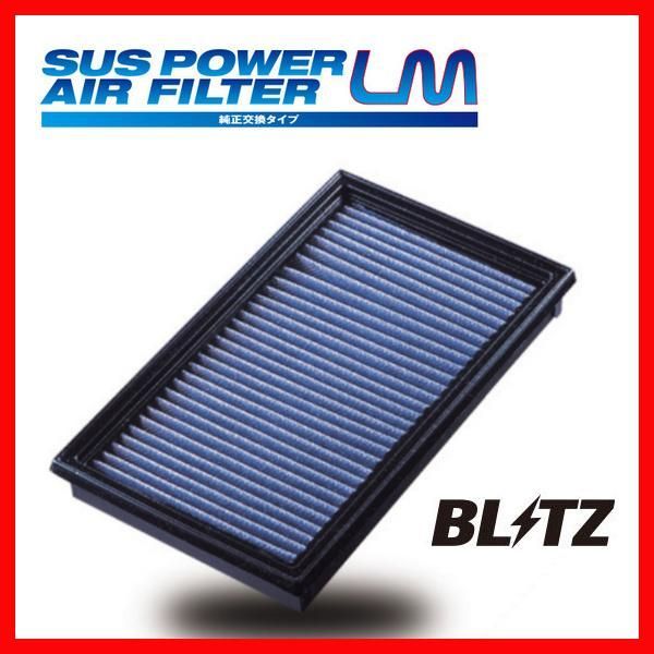 メーカー取寄せ品】 BLITZ サスパワー エアフィルター LM SH-71B