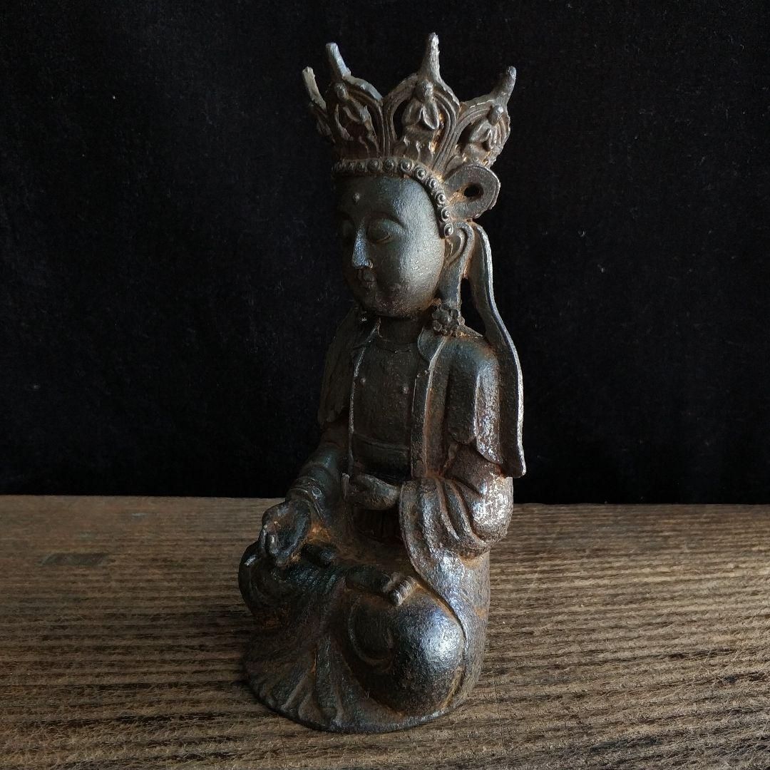 銅製 法器 三象馬頭金剛杵 降魔杵 鎮宅辟邪 開運風水 招財置物 工芸品