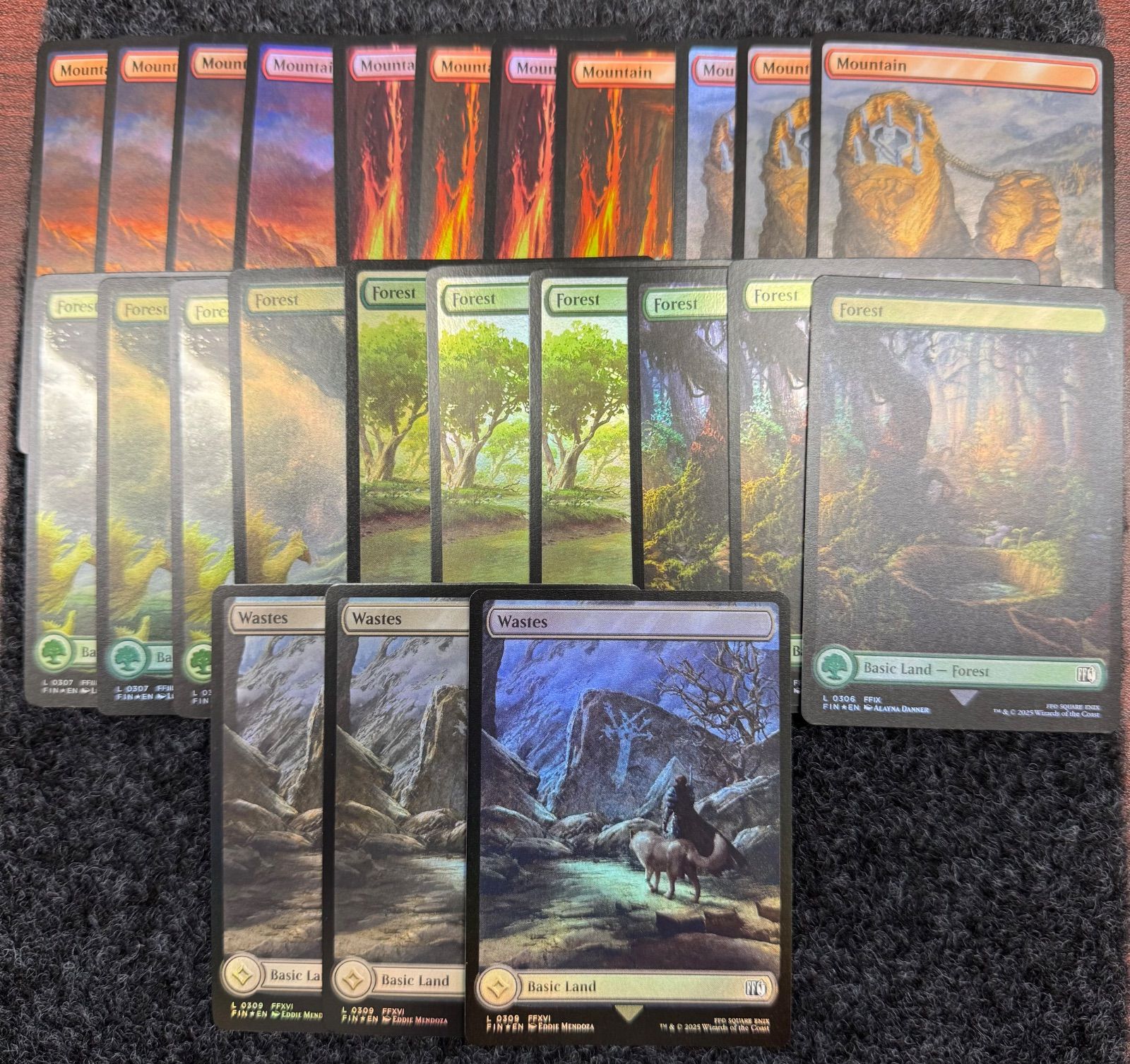 MTG ファイナルファンタジー 基本土地ー沼 foil28枚セット MTG