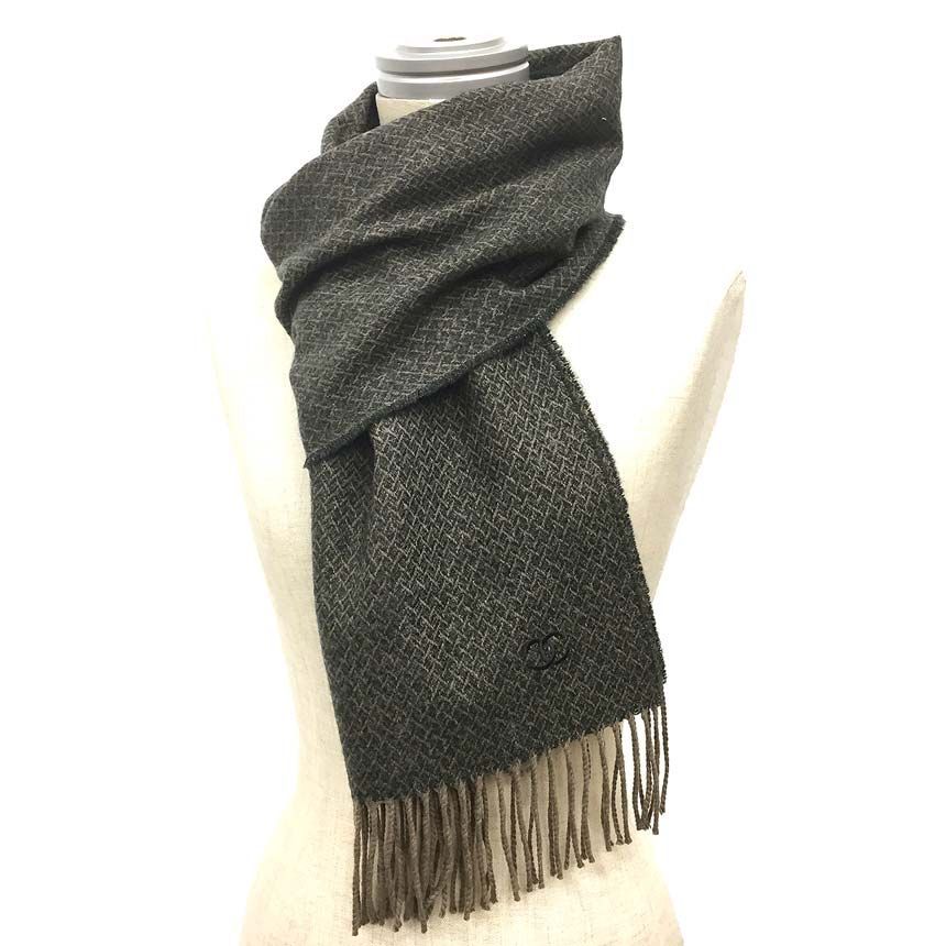 シャネル カシミヤ マフラー Chanel