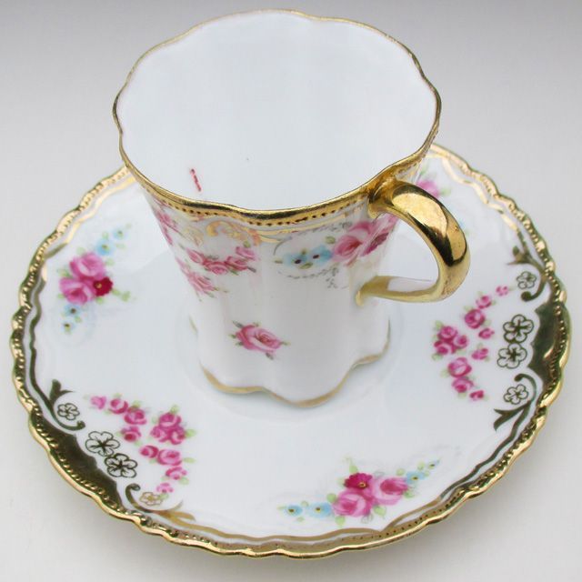 オールドノリタケ 金彩薔薇文 カップ＆ソーサー (b) - メルカリ