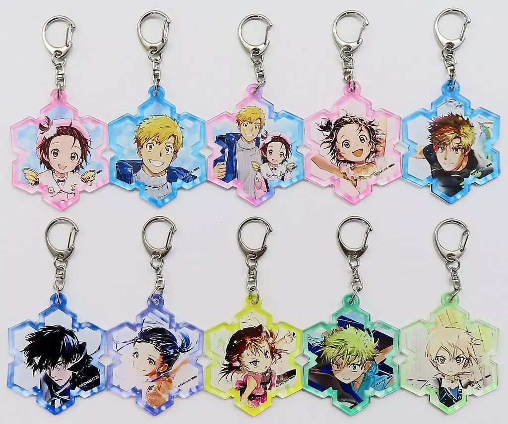 キーホルダー 全10種セット 「つるまいかだ先生 メダリスト