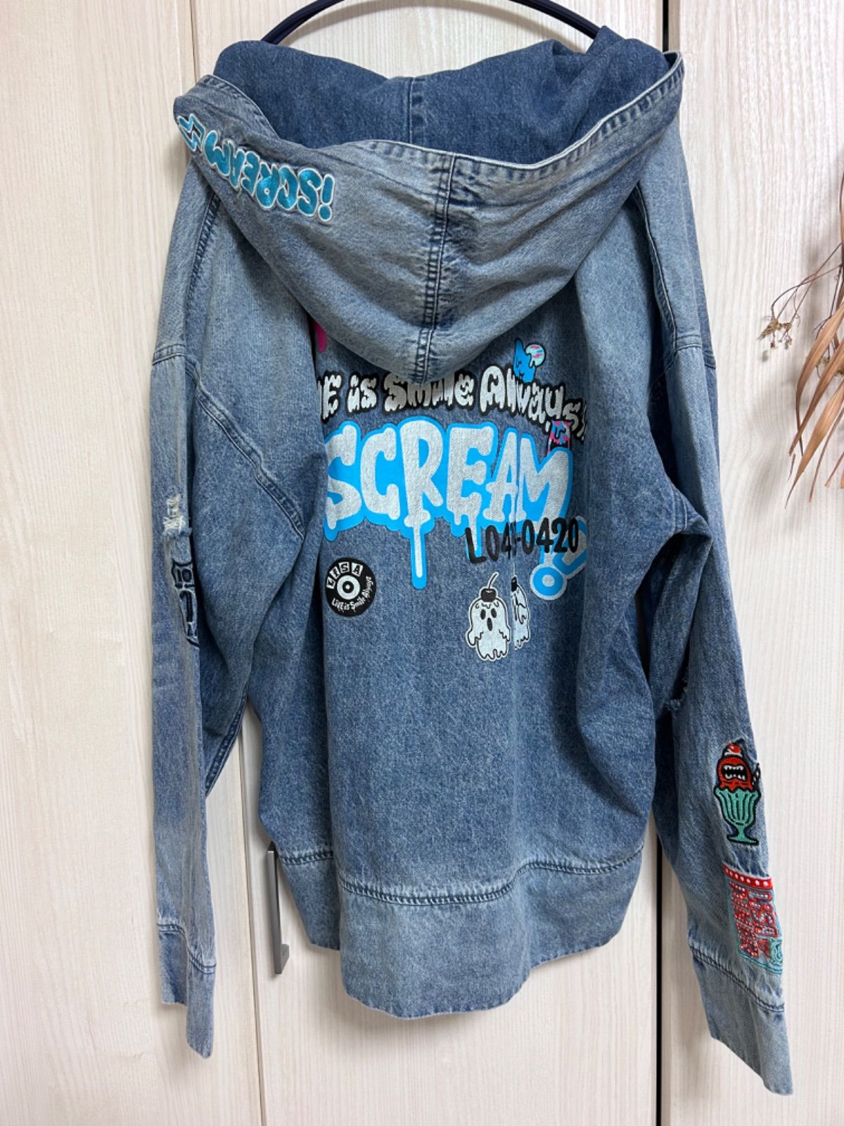 LiSA アイスクリーム デニムパーカー i SCREAM Lサイズ LiSA アイス