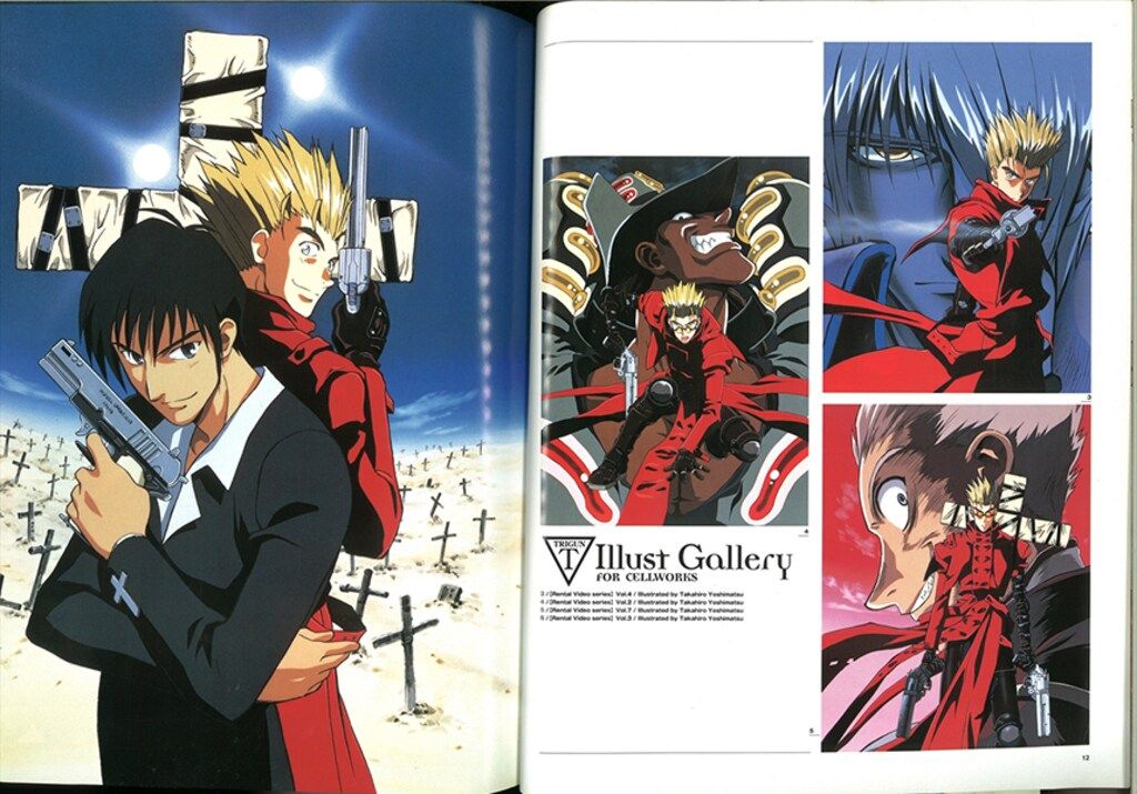 TRIGUN ART BOOK トライガンアートブック ロマンアルバム 初版