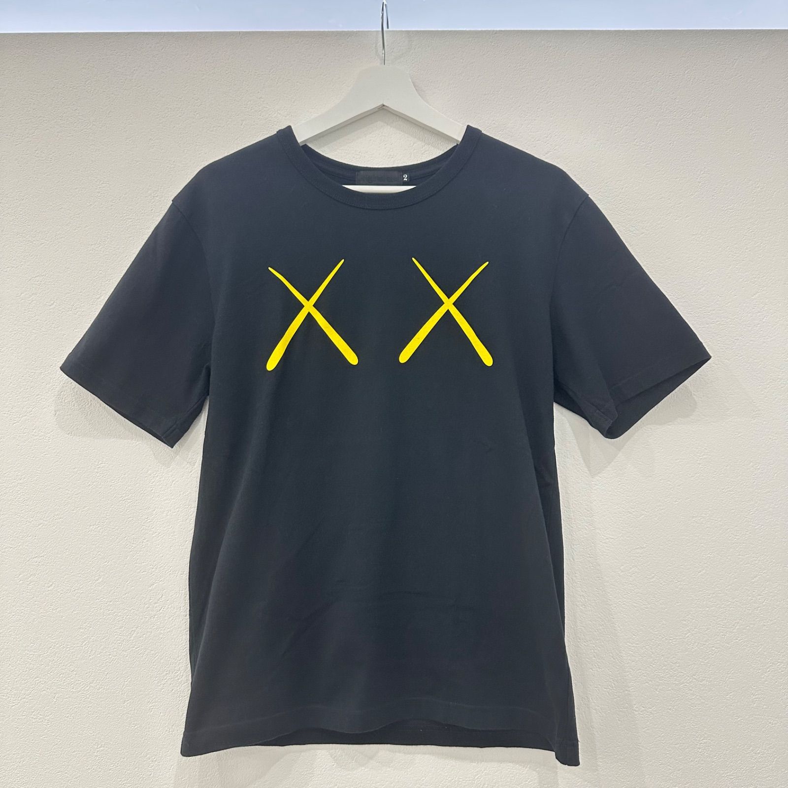 オリジナルフェイク KAWS Tシャツ サイズ3 ネイビー メディコムトイ