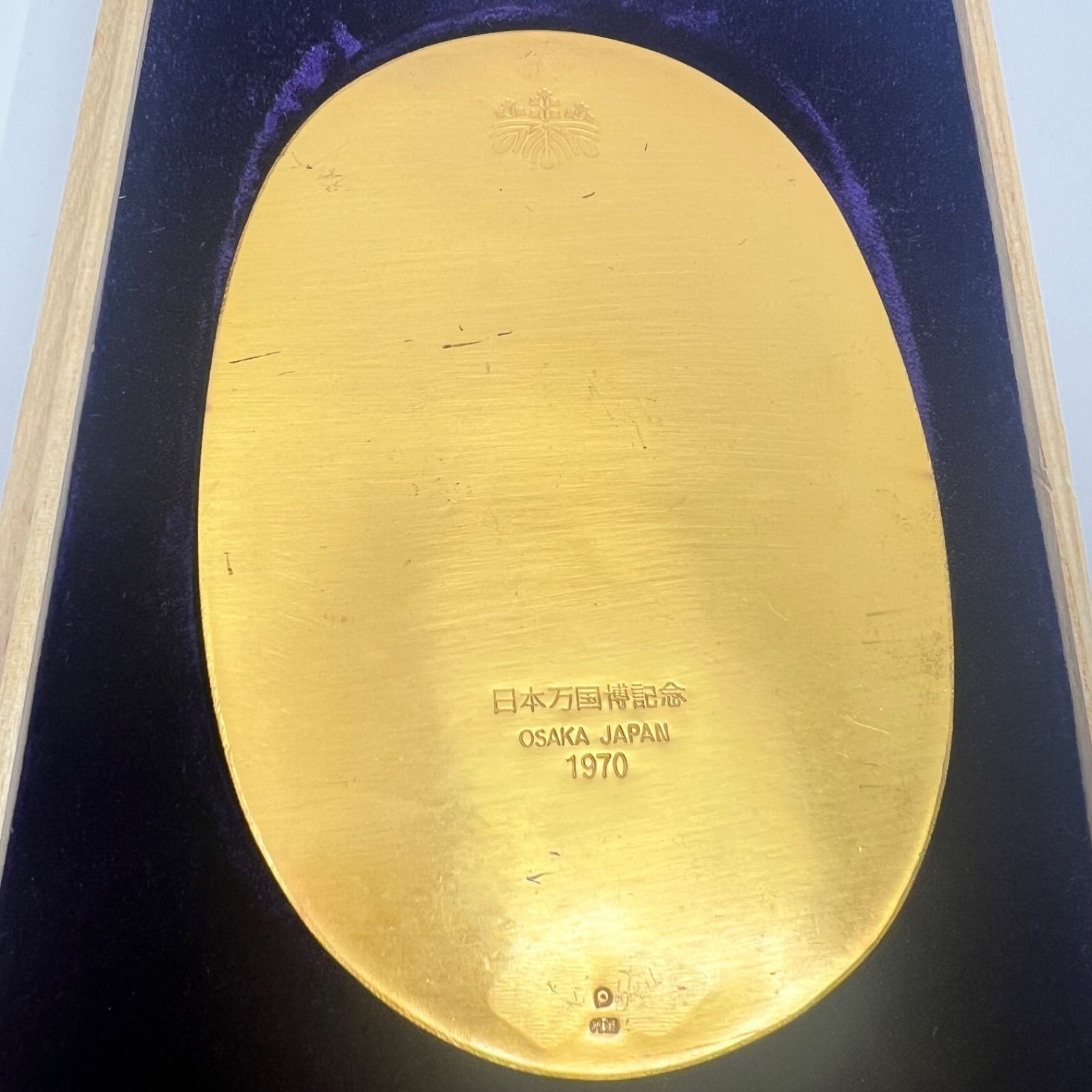 純銀大判 日本万国博記念 金メッキ165g 三越謹製 純銀大判 日本万国博